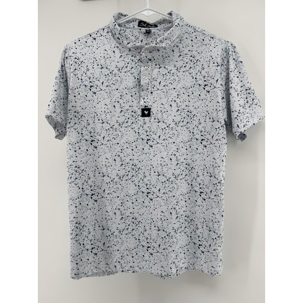 Bad Birdie Paint Splatter Golf Polo Boys Youth Size XL 12/13